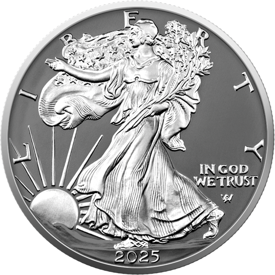 2025 U.S. Eagle Silver Ring Edition 1 oz Silver Coin (Last Day to Pre-Order 05/18)