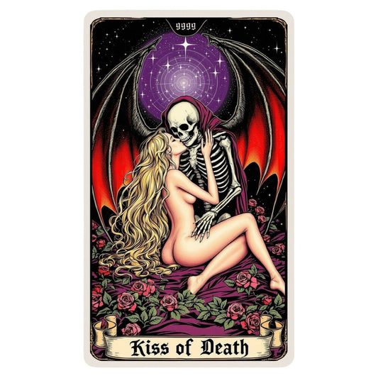 In Stock! 1st in Series! Torocard Kiss of Death Colorized 1 oz Copper Card Toromint