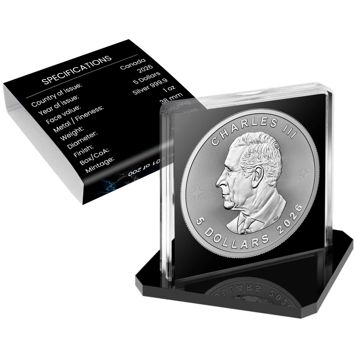 2026 Canada Maple Leaf Sekmet Edition 1 oz Silver Coin