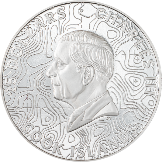 2026 Cook Islands Topography - Bryce Canyon 5 oz Silver Coin