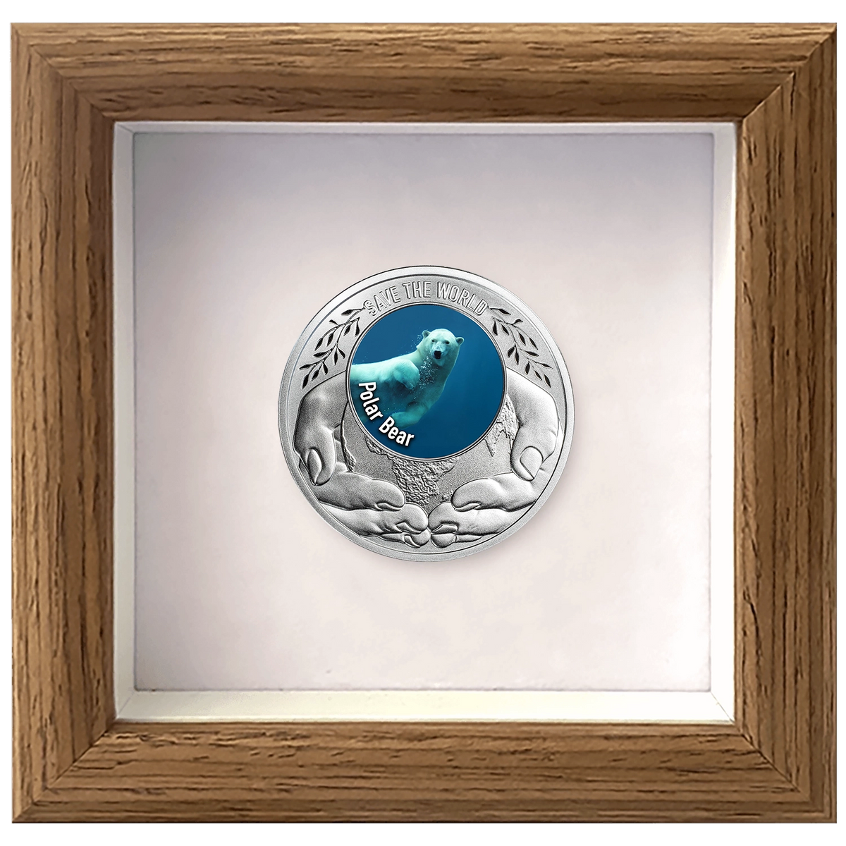 2026 Cameroon Save the World - Polar Bear 17.5g Silver Coin
