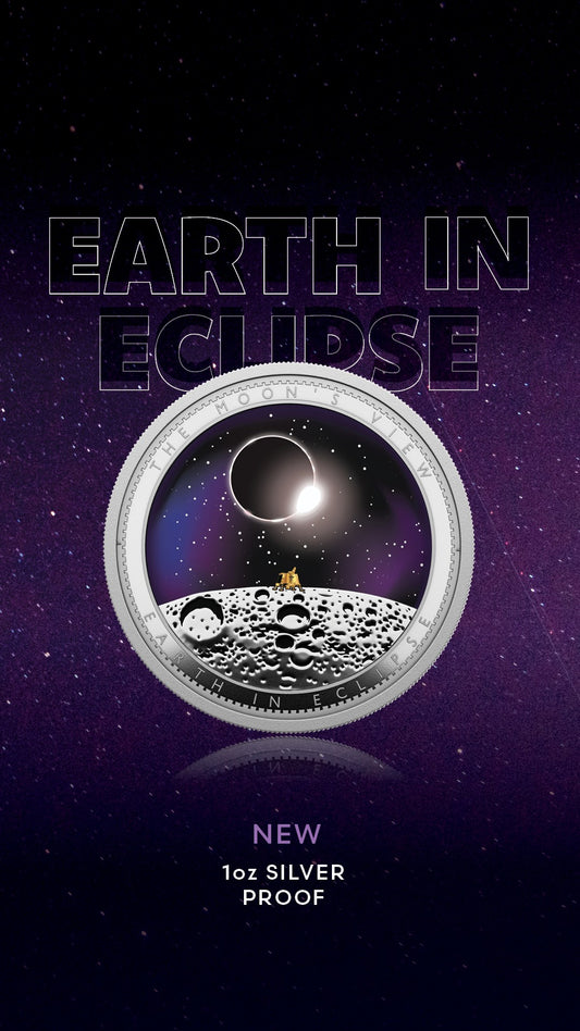 2026 Ascension Island Earth in Eclipse 1 oz Silver Coin (06/27)