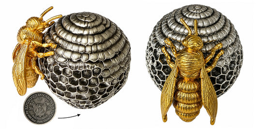 2026 Cameroon Ruler of the Nests 3D - Bee 2 oz Silver Coin