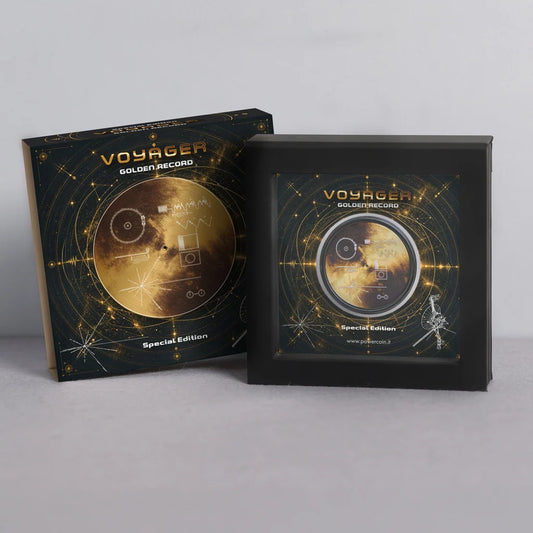 2026 Cook Islands Voyager Golden Record 1 oz Silver Coin