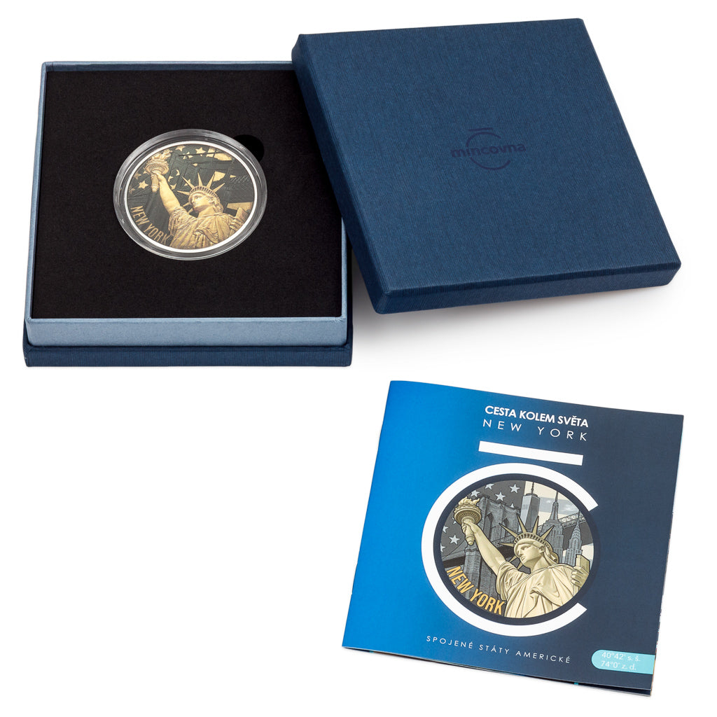Estimate: 2026 Niue Journey Around the World - New York 3 oz Silver Coin (07/21)