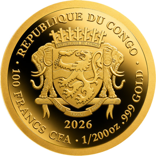 2026 Congo Concorde 50th Ann. 1/200 oz Gold Coin (07/20)