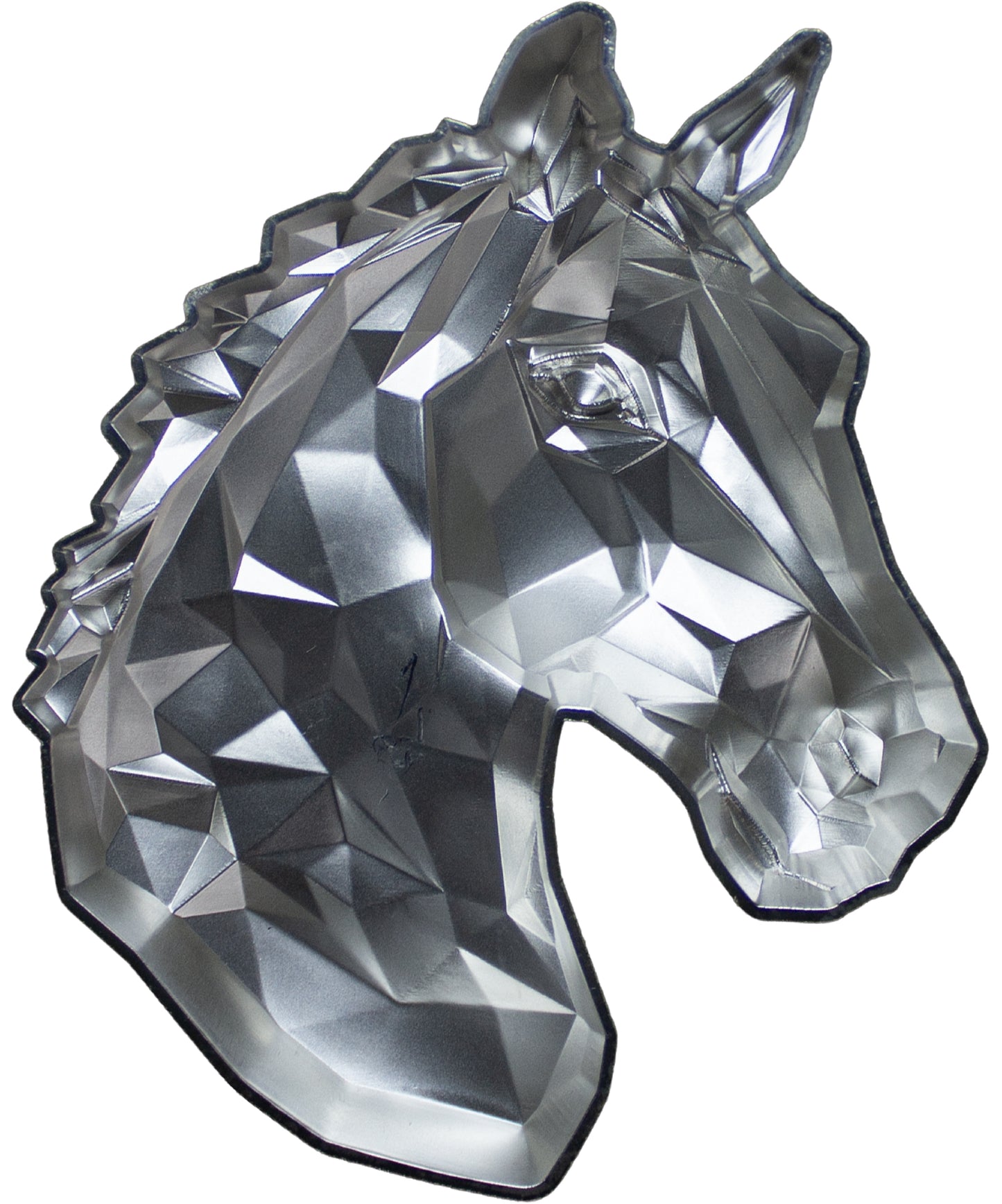 Estimate: 2026 Samoa Low Poly Lunar Horse Shaped KOMSCO Stacker 2 oz Silver Coin (07/10)