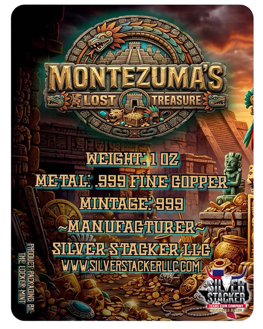 Montezuma's Lost Treasure 1 oz Copper Medal (05/18)