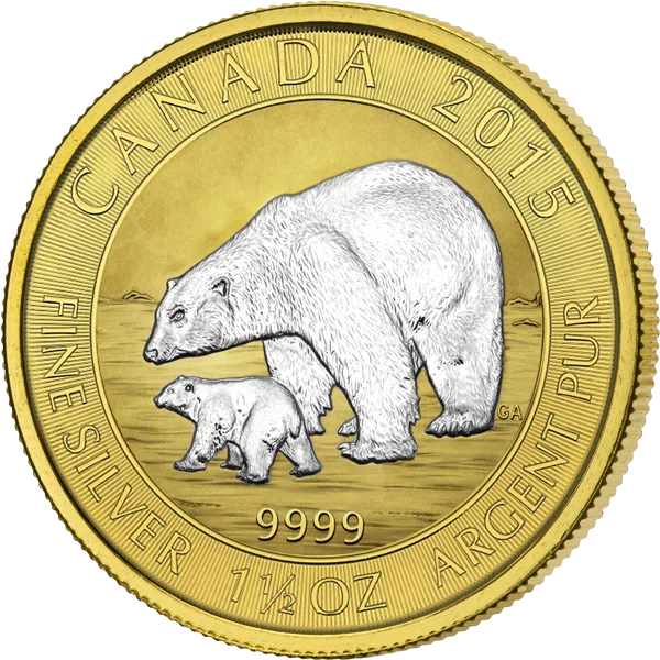 Factory Special: 2014-15 Canada Wildlife Premium Edition 2 x 1.5 oz Silver Coin Set (06/25)