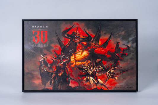 2026 KOMSCO Diablo 30th Anniversary Intaglio Print - Color Edition
