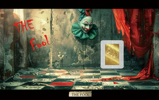 In Stock! 2026 Liberia The Fool 1/1000 oz .9999 Gold Coin in Card