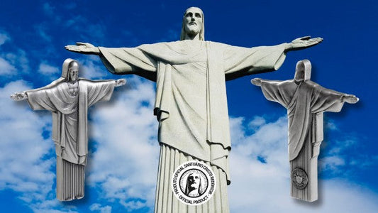 In Stock! 2025 Cameroon 1oz Christ the Redeemer in 3D .999 Silver Coin