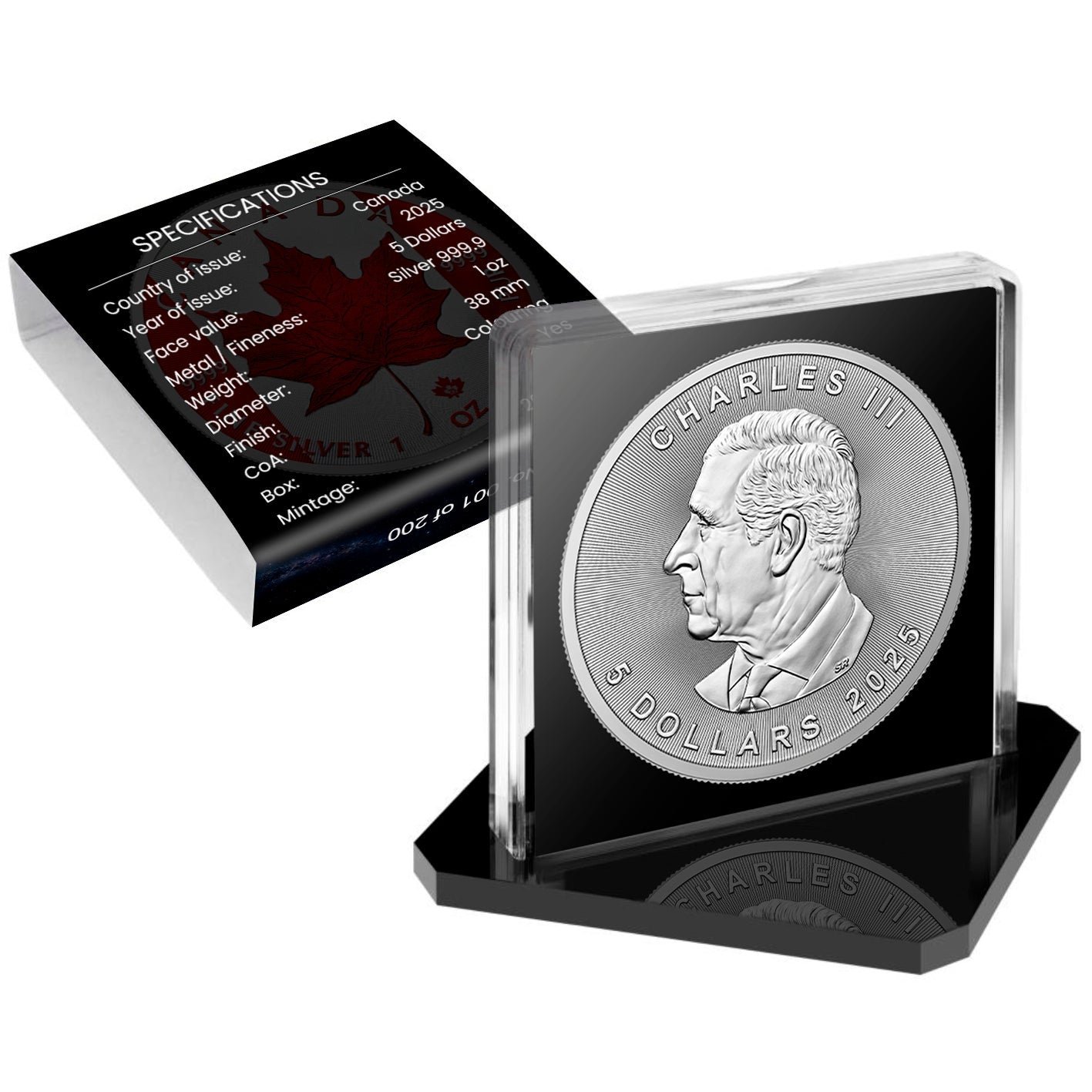 In Stock! 2025 Canada Maple Leaf The Puppeteer 1oz .9999 Silver Coin
