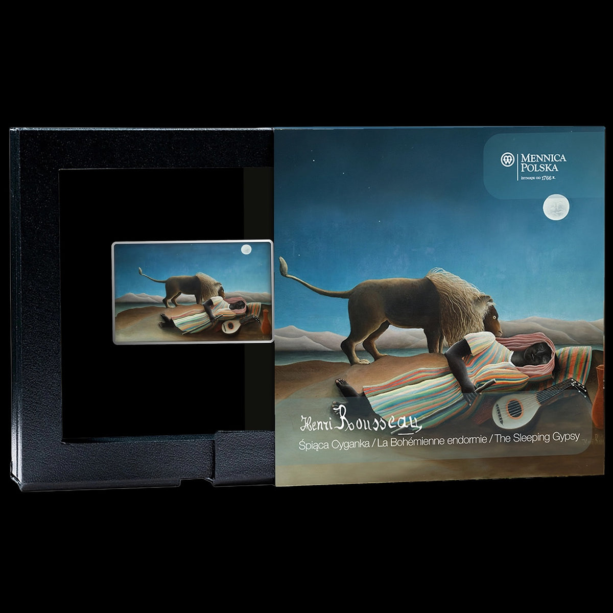 2026 Cameroon The Sleeping Gypsy by Henri Rousseau 17.5g Silver Coin