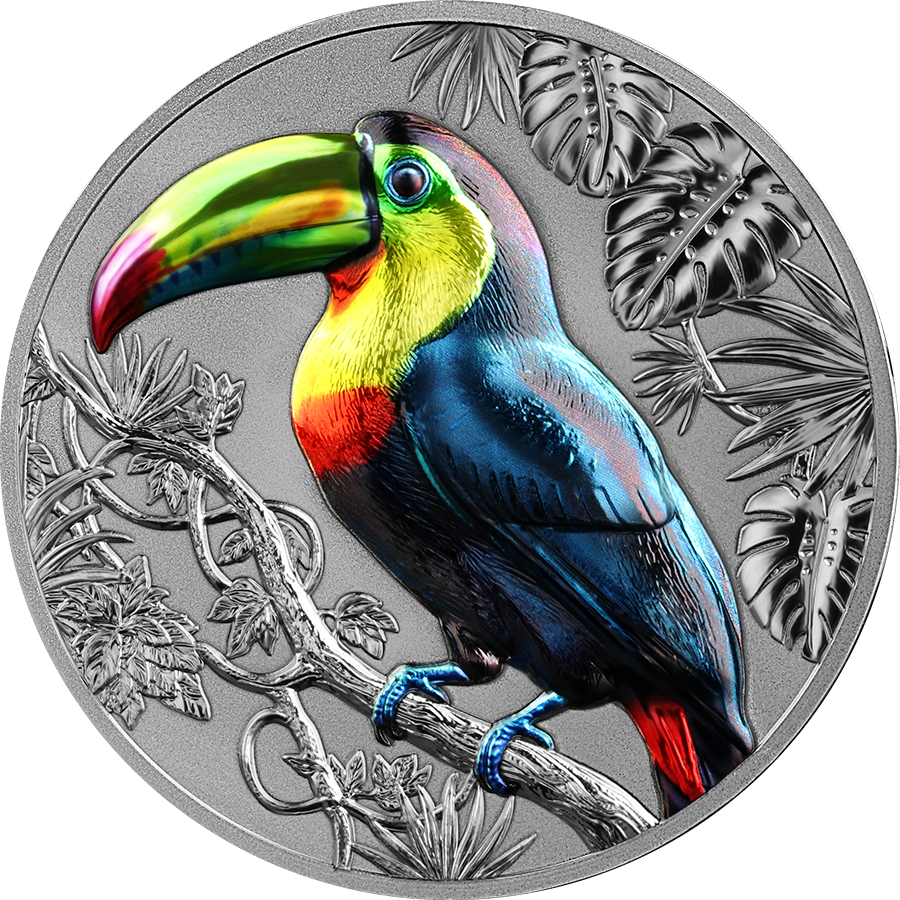 2026 Niue Representatives of the Species - Rainbow Toucan 2 oz Silver Coin
