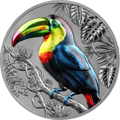 2026 Niue Representatives of the Species - Rainbow Toucan 2 oz Silver Coin