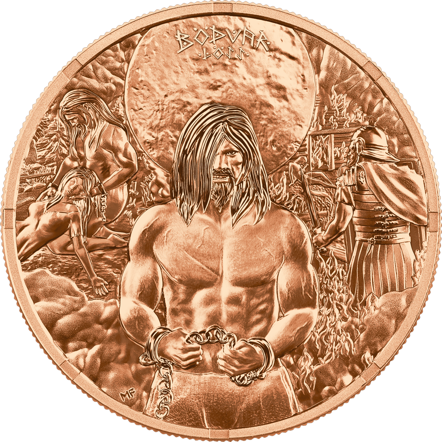 2026 Germania The Bodvar Saga: Loss BU 1 oz Copper Coin