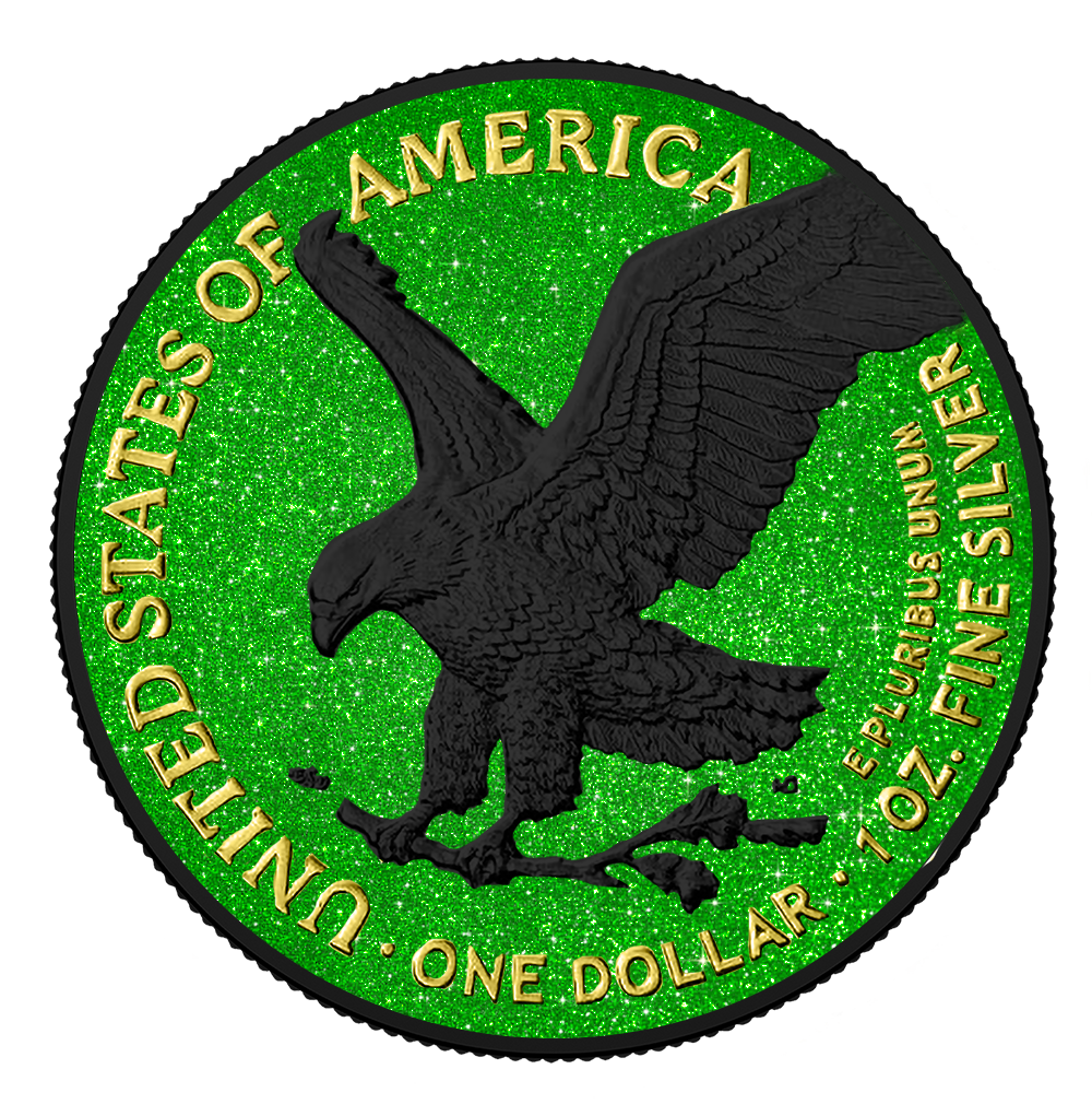 2026 U.S. Eagle Green Monster Edition 1 oz Silver Coin (07/17)