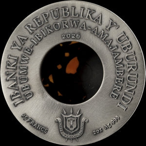 2026 Burundi Big 5 Africa Half-Spherical 2 oz Silver Coin