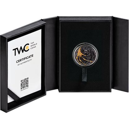 2027 Cameroon Creatures of Nocturne - The Bat 1 oz Silver Coin