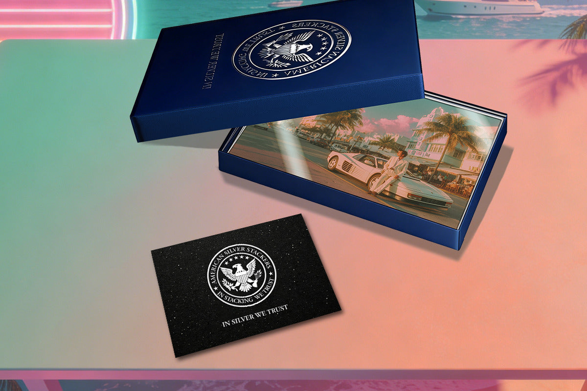 2026 Ghana Miami Colorized 10g Silver Foil (08/10)