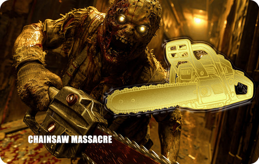 2026 Chainsaw Massacre Shaped 1/500 oz Gold in Card (06/16)