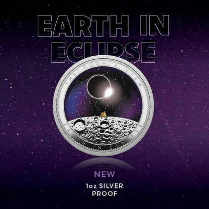 2026 Ascension Island Earth in Eclipse 1 oz Silver Coin (06/27)
