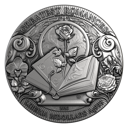 2026 Liberia Golden Story 2 oz Silver Coin (08/07)