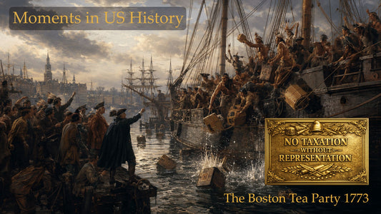 2026 Boston Tea Party 1/1000 oz Gold Medal in Card (06/16)