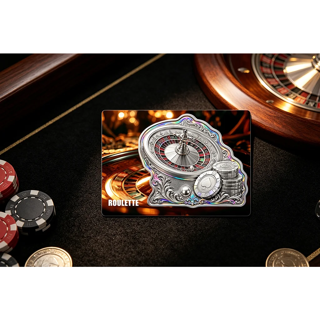 2026 Roulette Shaped 10g Silver in Card
