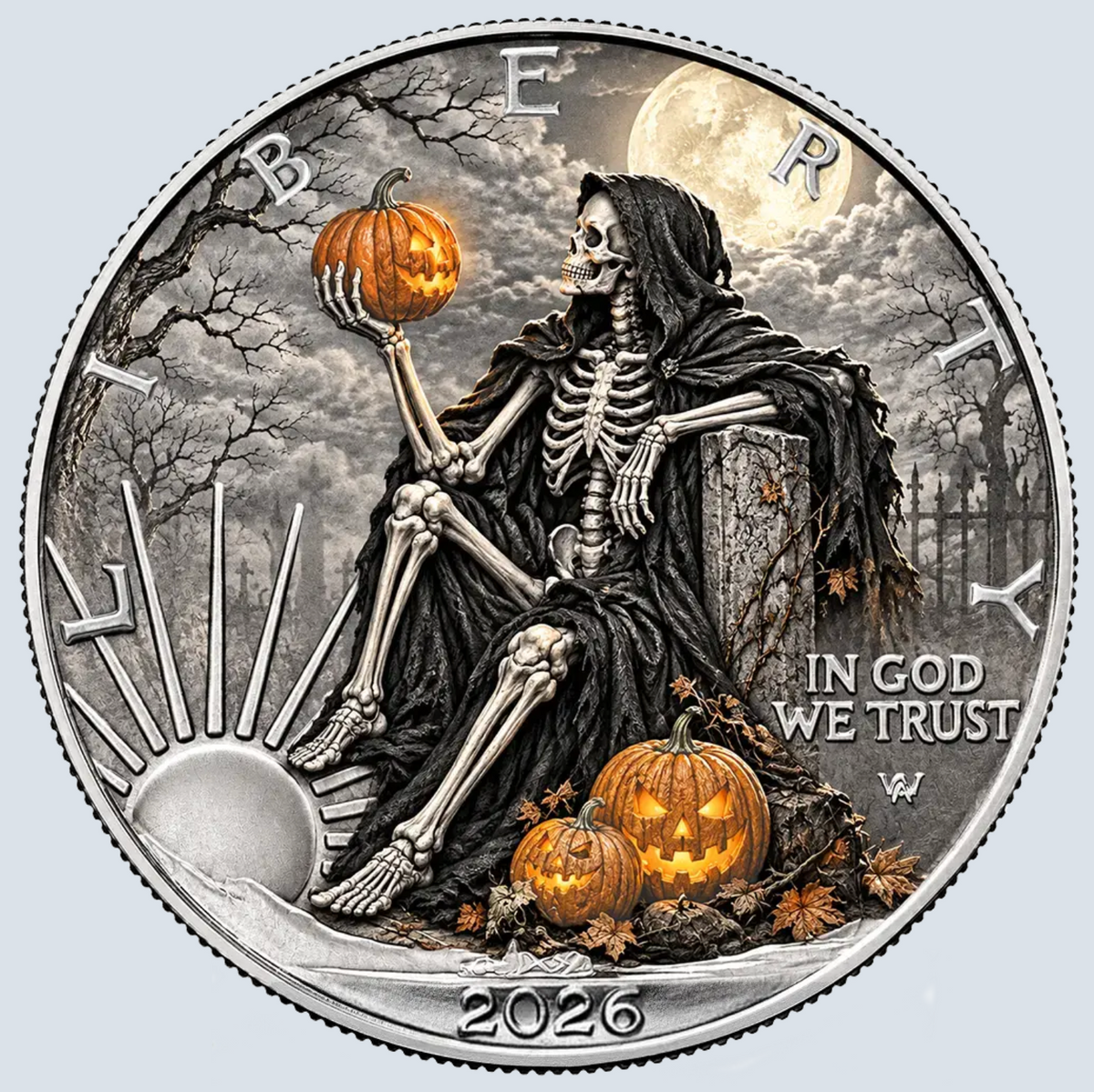 2026 U.S. Eagle Reaper's Harvest Edition 1 oz Silver Coin