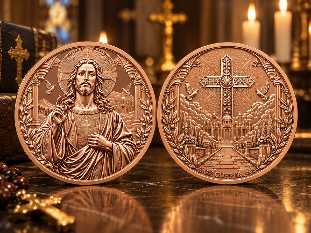 Eternal Savior 5 oz Copper Medal