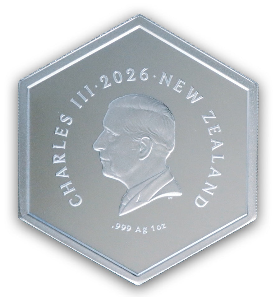 2026 New Zealand Queen Bee Proof 1 oz Silver Coin (06/26)