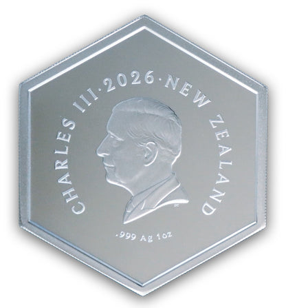 2026 New Zealand Queen Bee Proof 1 oz Silver Coin (06/26)