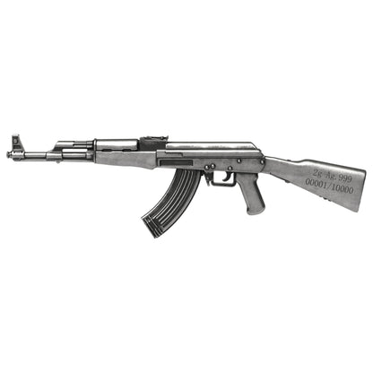 AK-47 Shaped 2g Silver Medal