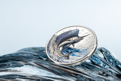 2027 Cook Islands Born for Speed - Sailfish 1 oz Silver Coin