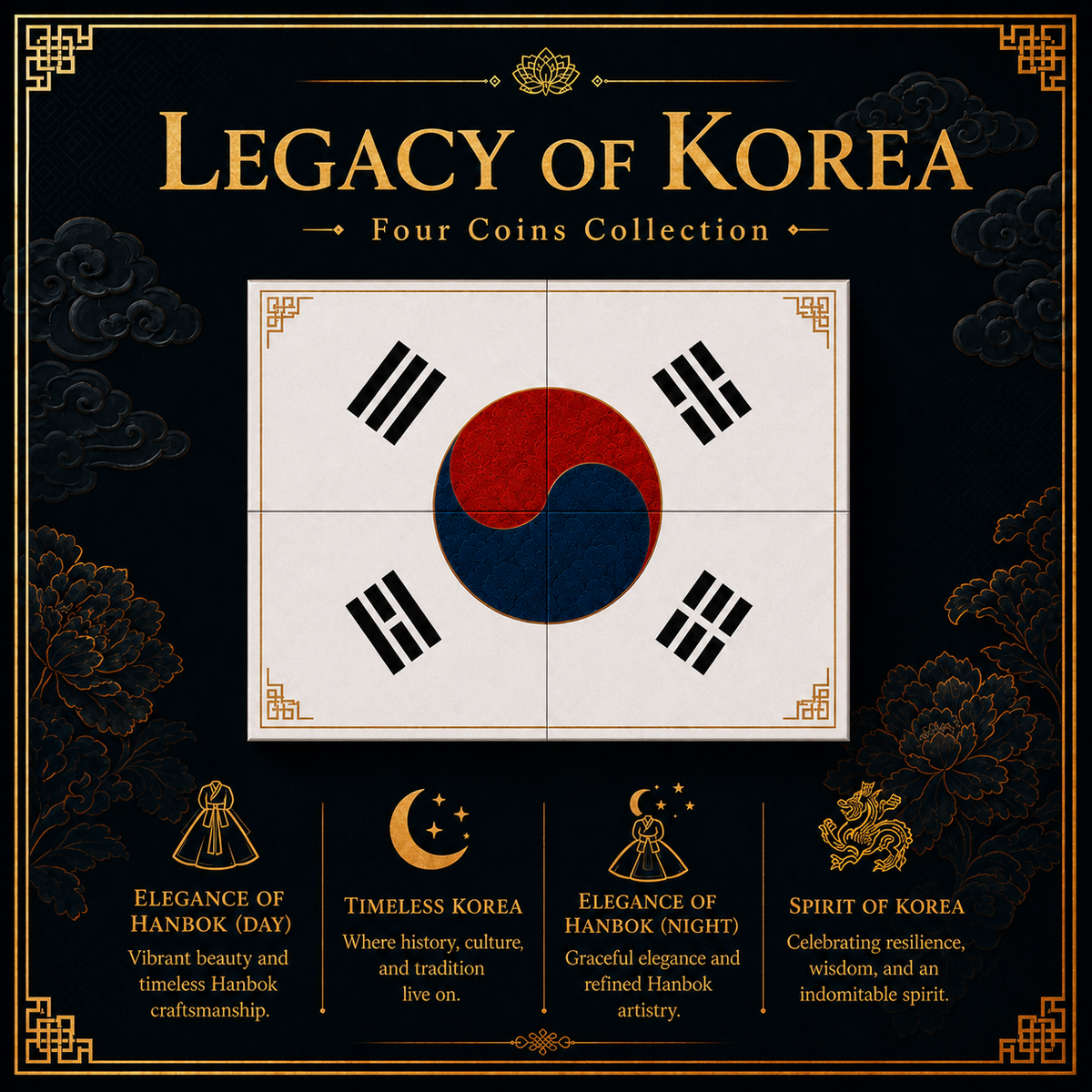 New Series! 2024 Mexico Libertad - Elegance of Hanbok (Day) Edition 1 oz Silver Coin