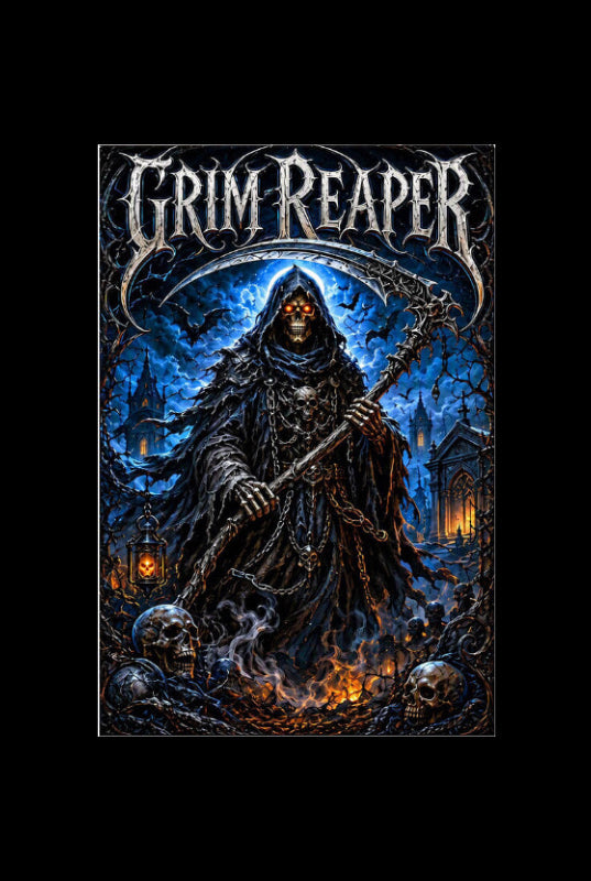 Grim Reaper Colorized 5 oz Copper Foil