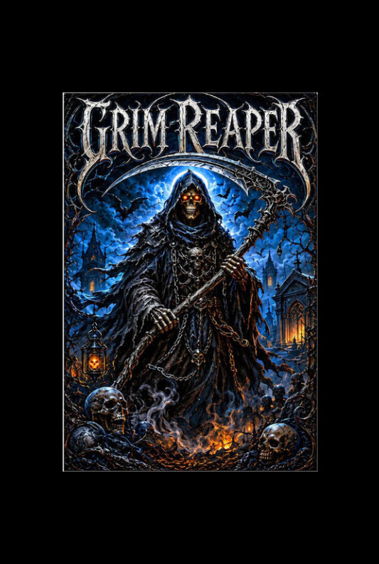 Grim Reaper Colorized 5 oz Copper Foil