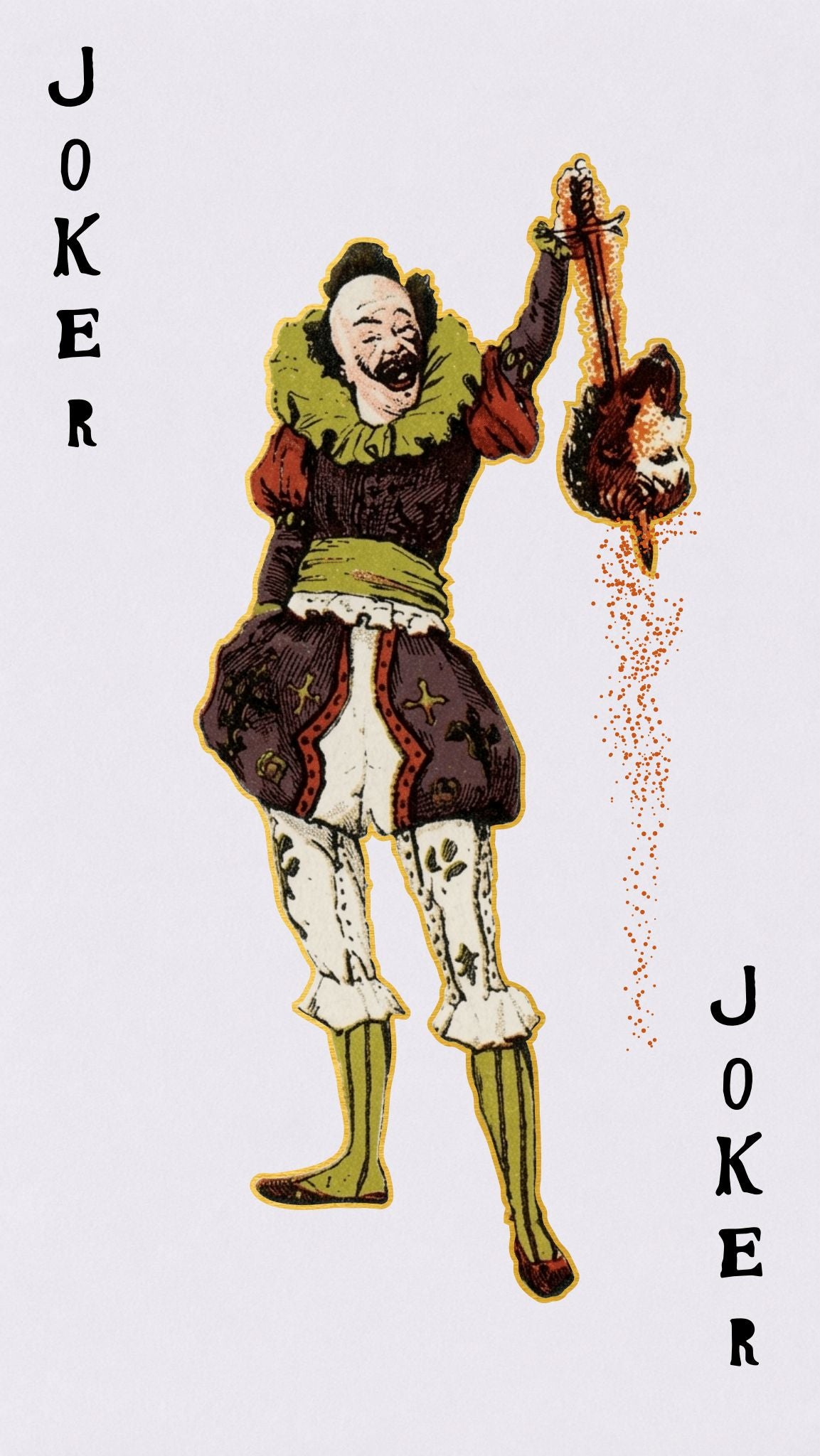 2026 The Joker Shaped 1/200 oz Gold Medal in Card (06/17)