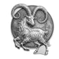 2027 Ghana Lunar Goat Shaped 1/2 oz Silver Coin (07/14)