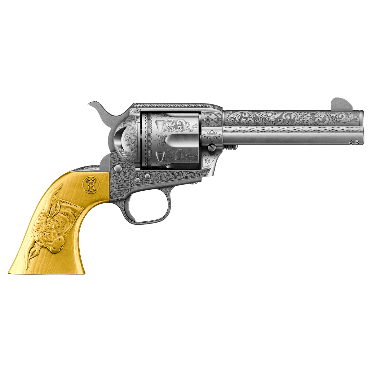 2027 Samoa Theodore Roosevelt's Bull Moose Revolver 2 oz Silver Coin