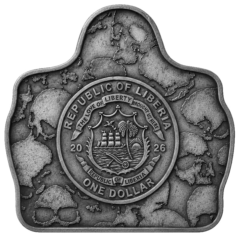 2026 Liberia The Watching Dead 30g CN Coin (06/26)