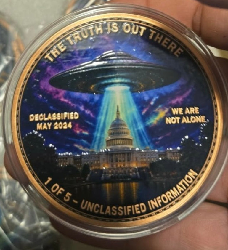In Stock! New Series! UFO SIGHTINGS: DECLASSIFIED SERIES 5 oz Copper