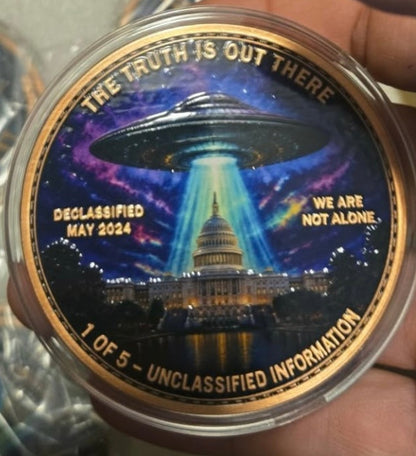 In Stock! New Series! UFO SIGHTINGS: DECLASSIFIED SERIES 5 oz Copper