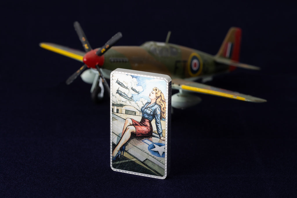 Estimate: 2026 Czech Mint Pin-Up Girls Colorized 2 oz Silver Bar (07/21)