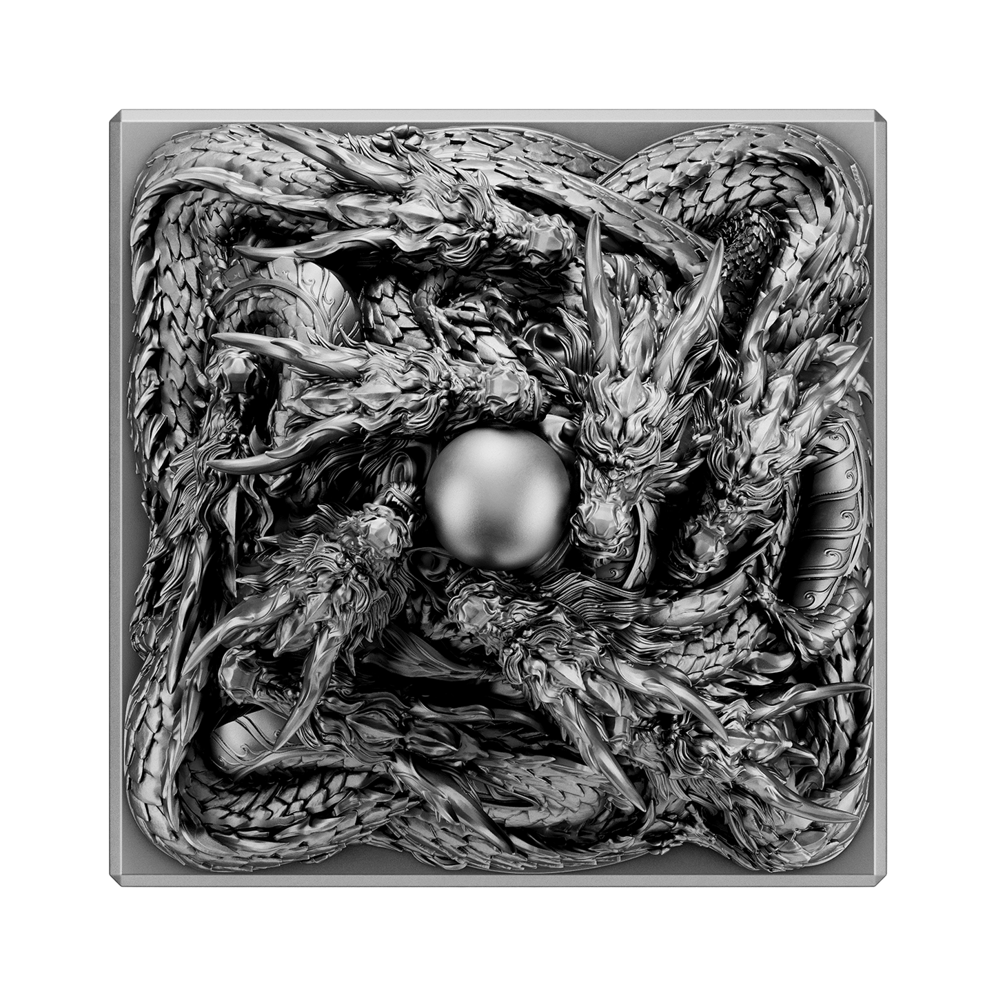 2027 Niue Heirloom Seal of the Realm Sculpture 5 oz Silver Coin (07/29)