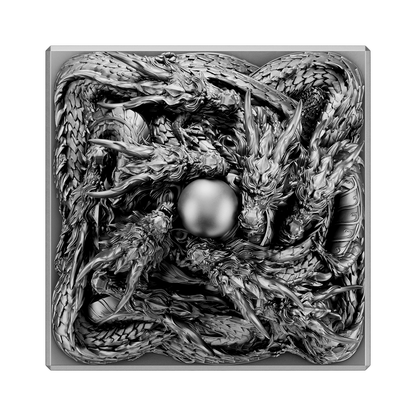 2027 Niue Heirloom Seal of the Realm Sculpture 5 oz Silver Coin (07/29)