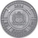 2026 Samoa Richard the Lionheart 2 oz Silver Coin