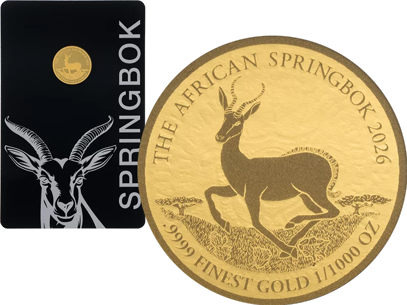 2026 Burundi Krugerrand 1/1000 oz Gold Coin in Card (08/04)